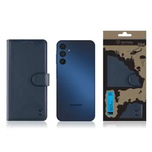 Flipové pouzdro Tactical Field Notes pro Samsung Galaxy A15 4G, modrá
