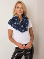 Scarf-AT-CH-FM-16089-navy blue
