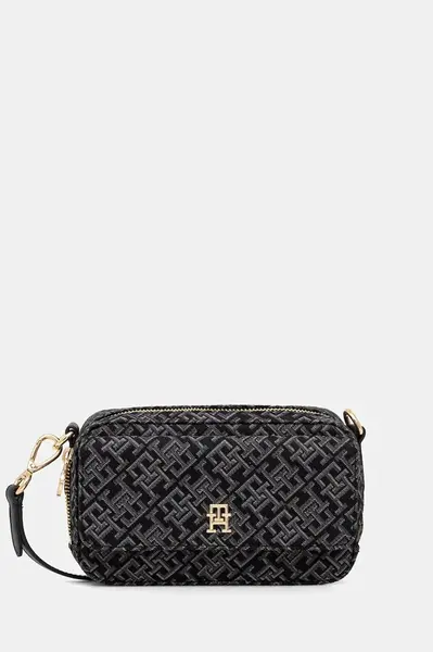Kabelka Tommy Hilfiger černá barva, AW0AW17682