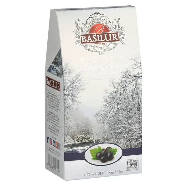 BASILUR Winter berries blackcurrant čierny čaj 100 g