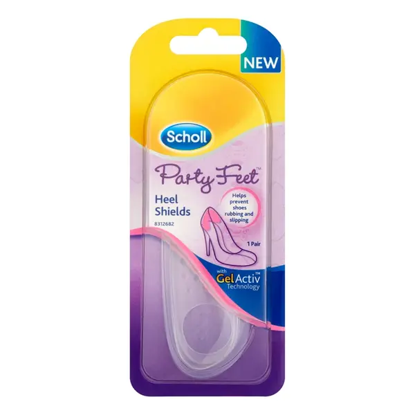Scholl Party Feet gelové polštářky do obuvi na ochranu paty 1 pár