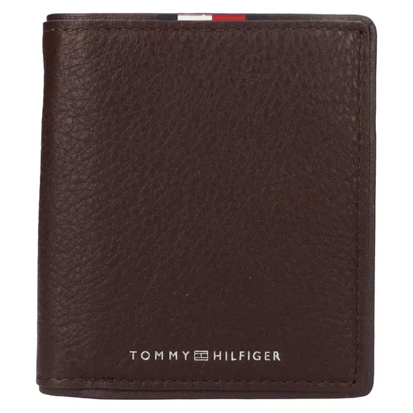 Pánská kožená peněženka Tommy Hilfiger Robin - hnědá
