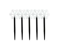 Dekorace vánoční HOME 59764 Zapichovací sněhová vločka