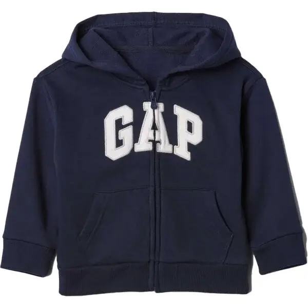GAP V-LOGO FZ Detská mikina, tmavo modrá, veľkosť 2Y