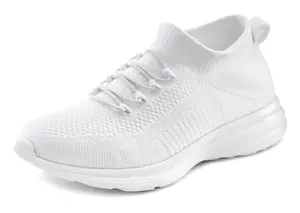 LASCANA Slip-on obuv  biela