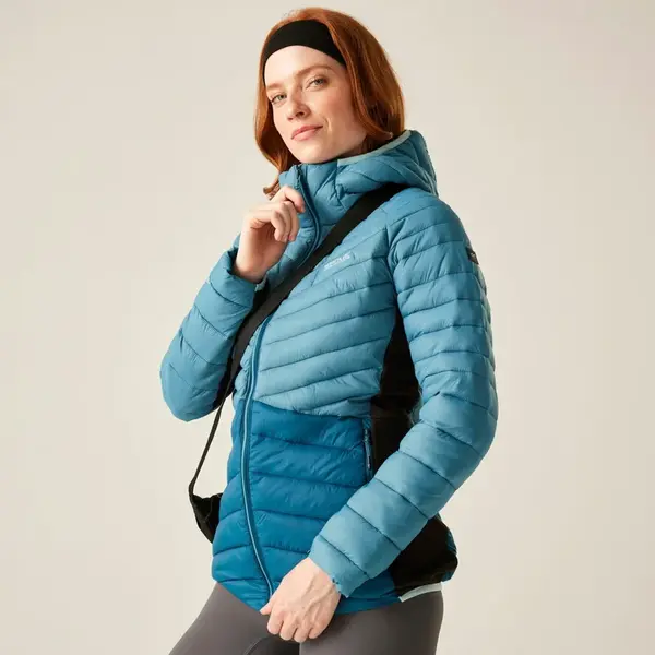 Dámská hybridní bunda regatta leedre modrá 34