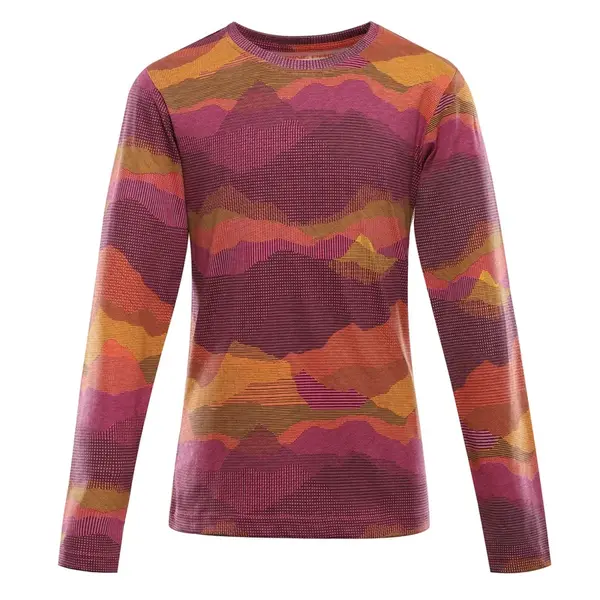 Dětské bavlněné triko alpine pro ecco 2 růžová 128-134