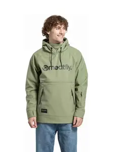 Meatfly pánská softshell bunda Jax Olive / Black | Zelená | Velikost XL