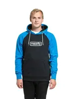 Meatfly pánská technická mikina Gravel Bright Blue / Black | Černá | Velikost S