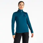 Dámská funkční mikina dare2b lowline ii petrolejová modrá 34