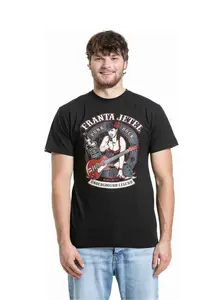 Meatfly pánské tričko Franta Jetel Black | Černá | Velikost M