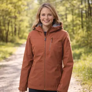 Dámská softshellová bunda killtec 89 tmavě oranžová 36