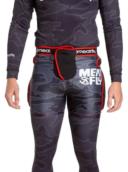 Chránič kostrče meatfly norris černá l