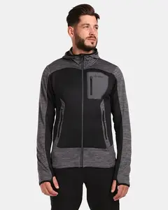 Pánská strečová mikina kilpi freni-m tmavě šedá s