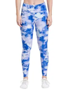 Meatfly dámské legíny Arabel Blue Aquarel | Modrá | Velikost S