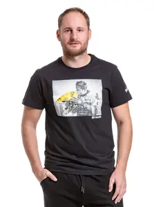 Meatfly pánské tričko Big Shock Kiss Black | Černá | Velikost XL | 100% bavlna