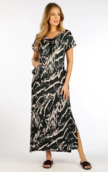 Dámské šaty s krátkým rukávem 5f180 litex xl