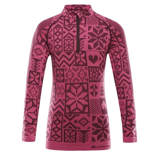 Dětské funkční prádlo - triko alpine pro seamo růžová m