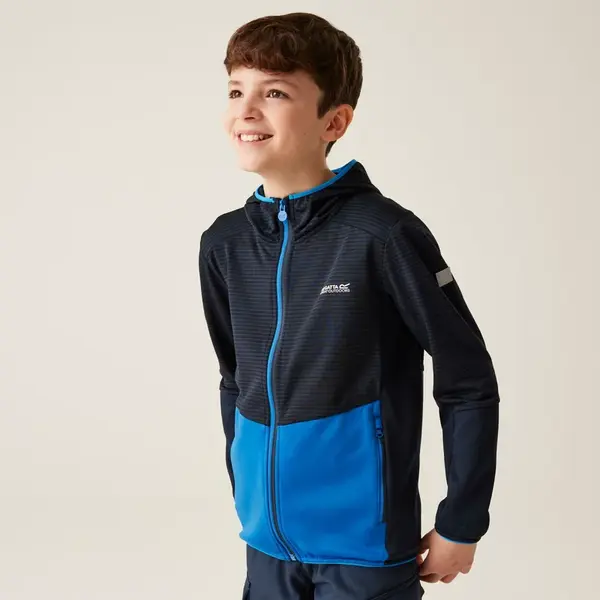 Dětská fleecová mikina regatta prenton iii modrá 176