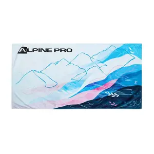 Unisex osuška alpine pro rosso bílá uni