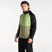 Pánská funkční mikina dare2b assimilate iii zelená/černá xl