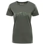 Dámské triko z organické bavlny alpine pro termesa 3 tmavě zelená xxl