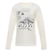 Dětské bavlněné triko alpine pro ecco 2 béžová 116-122