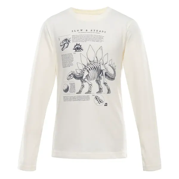 Dětské bavlněné triko alpine pro ecco 2 béžová 116-122