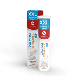 Galmed Calcium 300mg s vitaminem C XXL, 24 šumivých tablet