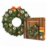 LEROS bylinný adventní kalenář věnec 24 sáčků