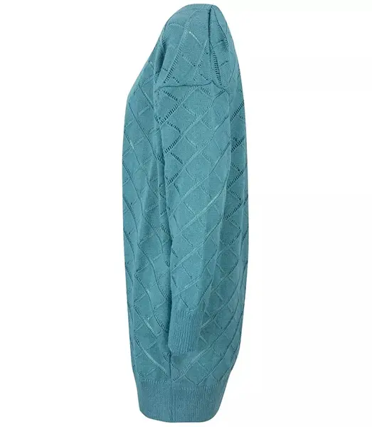 Pri Long warm openwork cardigan IZABELLA