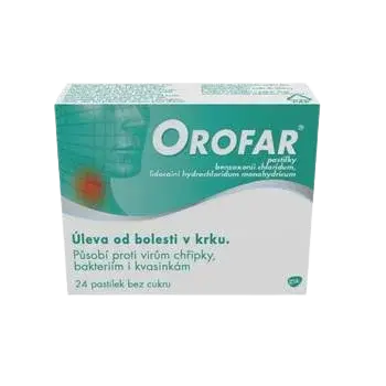 OROFAR pastilky 24 pastilek