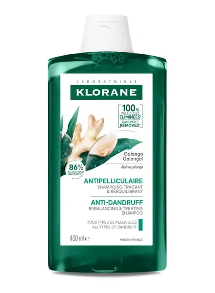 KLORANE Šampon proti lupům s galangalem 400 ml