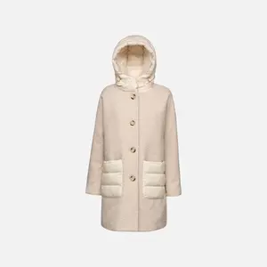 Women's Cream Jacket Geox Calithe - Women's