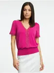 Tmavo ružová dámska blúzka ORSAY