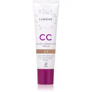 Lumene CC Color Correcting Cream CC krém pro jednotný tón pleti SPF 20 odstín 4.5 (Neutral) 30 ml
