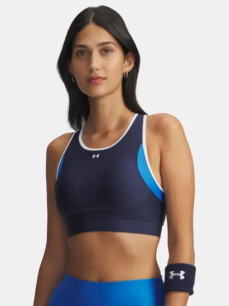 Dámská podprsenka Under Armour UA Crossback Mid Open Back-BLU - Dámské