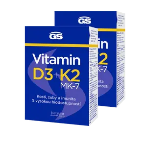 GS Vitamin D3 + K2, 60 tablet