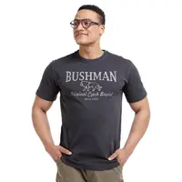 Bushman Pánské tričko Bafale, tmavě hnědé L