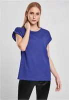 Women's T-shirt with extended shoulder blue-violet