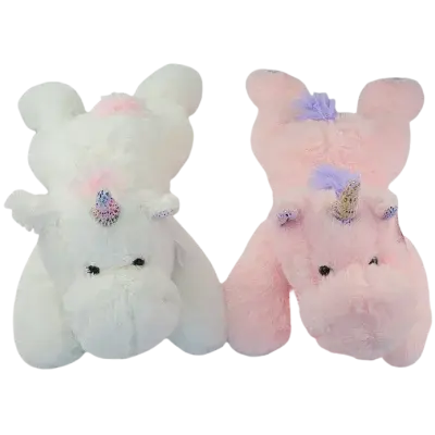 Plyšový jednorožec ležící 62 cm