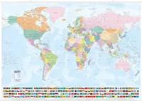 Svět – státy a území – nástěnná mapa