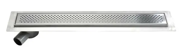Aqualine Kanálky - Sprchový kanálek Krokus s roštem 96x14x9 cm, nerez 2705-10