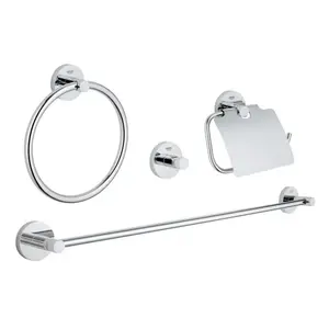 Grohe Essentials - Sada doplňků do koupelny 4 v 1, chrom 40776001