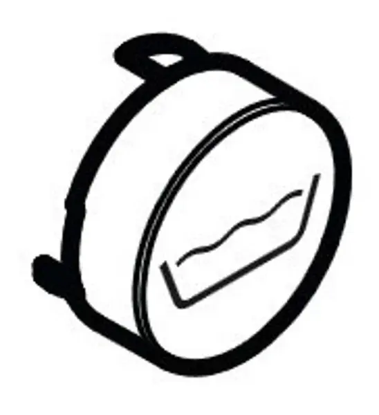 Hansgrohe Příslušenství - Tlačítko výtoku do vany, bílá 92577450