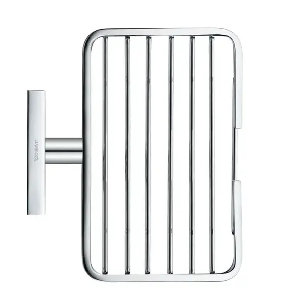 Duravit Karree - Mydlovnička drôtená s držiakom, chróm 0099531000