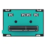 Geberit Sigma50 - Ovládacie tlačidlo na 2 množstvá splachovania, čierny chróm/bez výplne 115.671.00.2