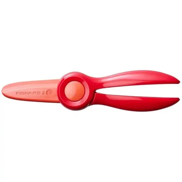 FISKARS - Dětské nůžky, pro praváky/leváky, délka 16 cm, červená 1064065