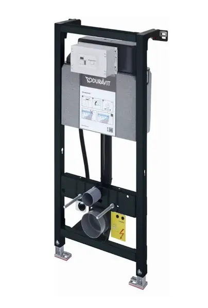 Duravit DuraSystem - Předstěnová instalace pro závěsné WC, 115 cm, integrované hygienické splachování, pro SensoWash WD1013000000