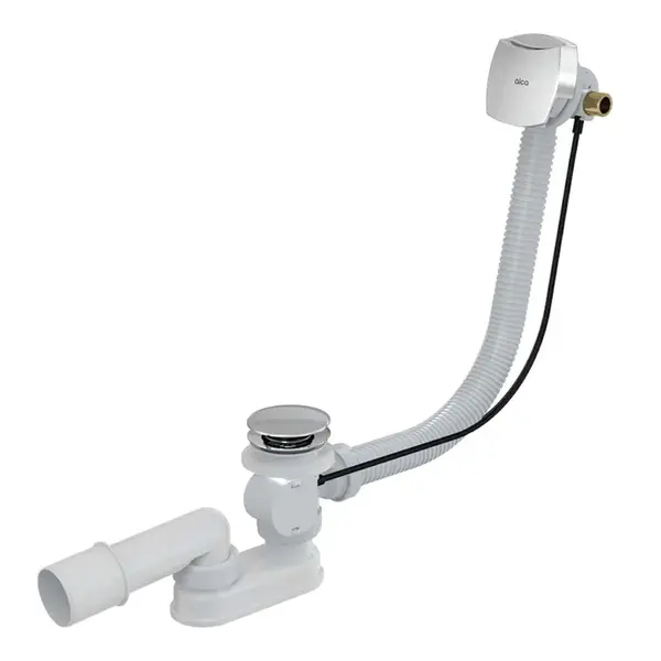 Alcadrain Odtokové súpravy - Vaňová odtoková a prepadová súprava s napúšťaním, dĺžka 1200 mm, kov A564KM1-120